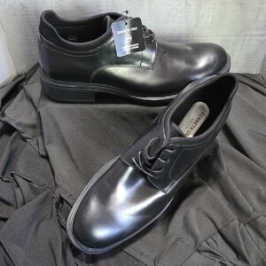 Kenneth Cole Glossy Black Men's Oxfords